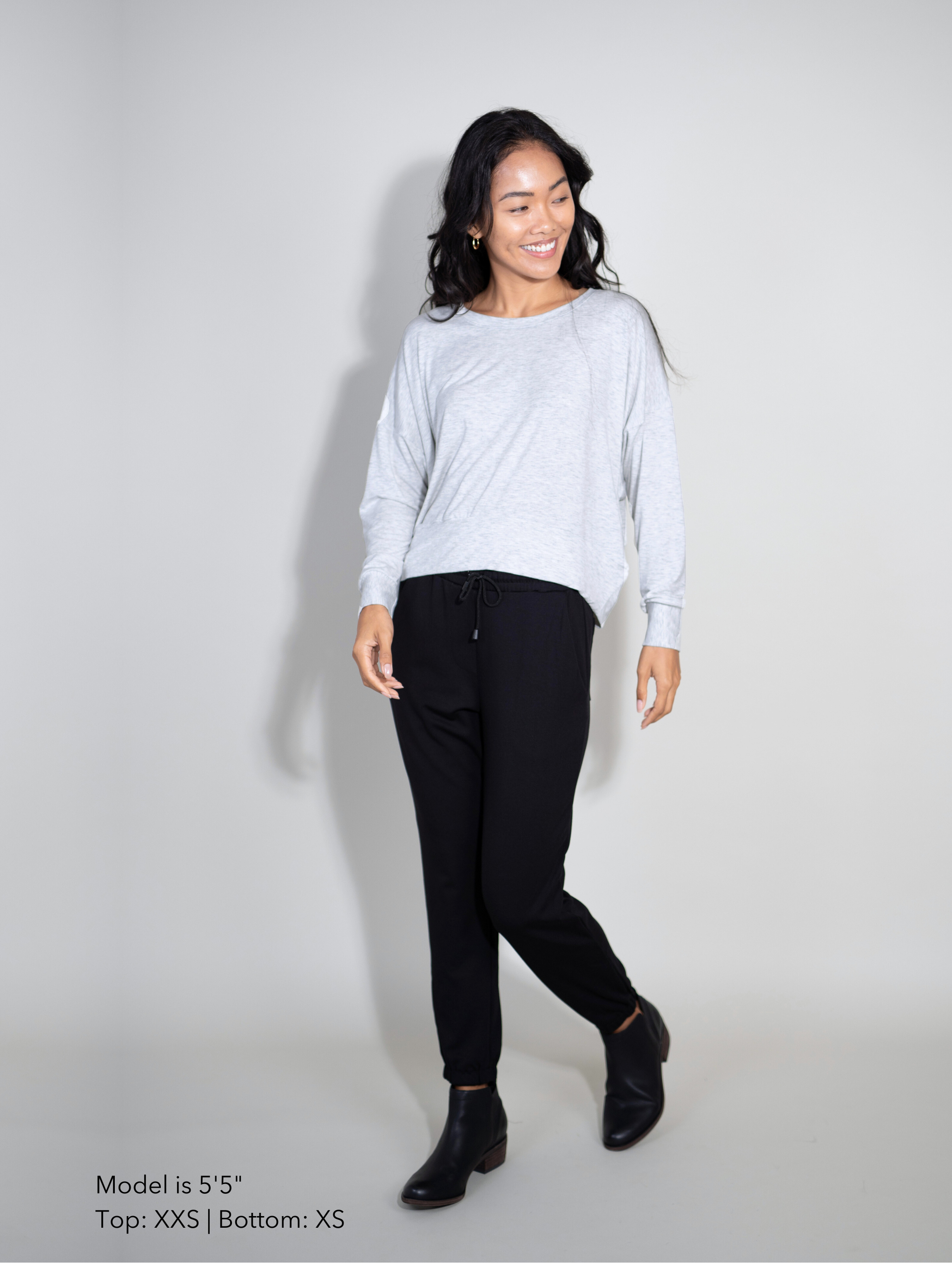 Gabby Sweatshirt - Heather Ash