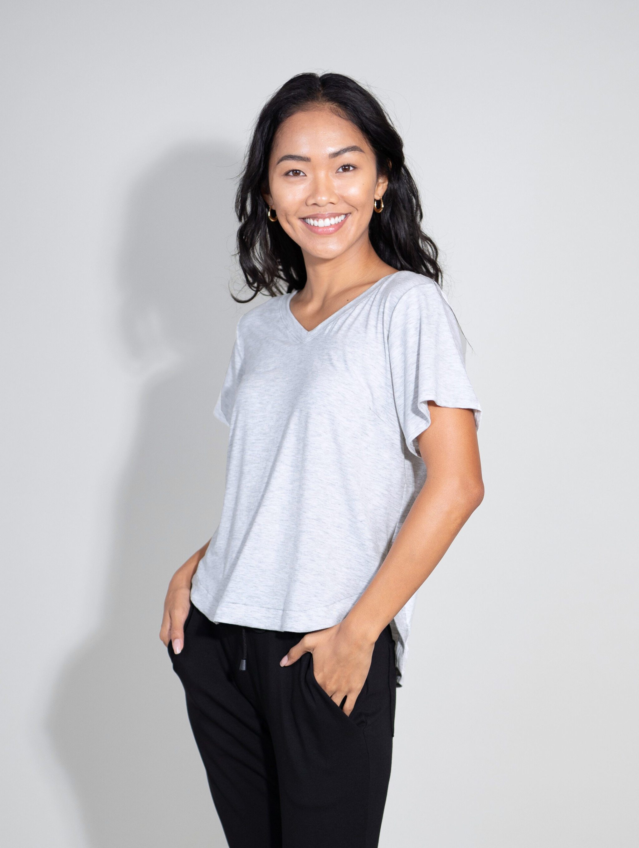 Becca Top - Heather Ash