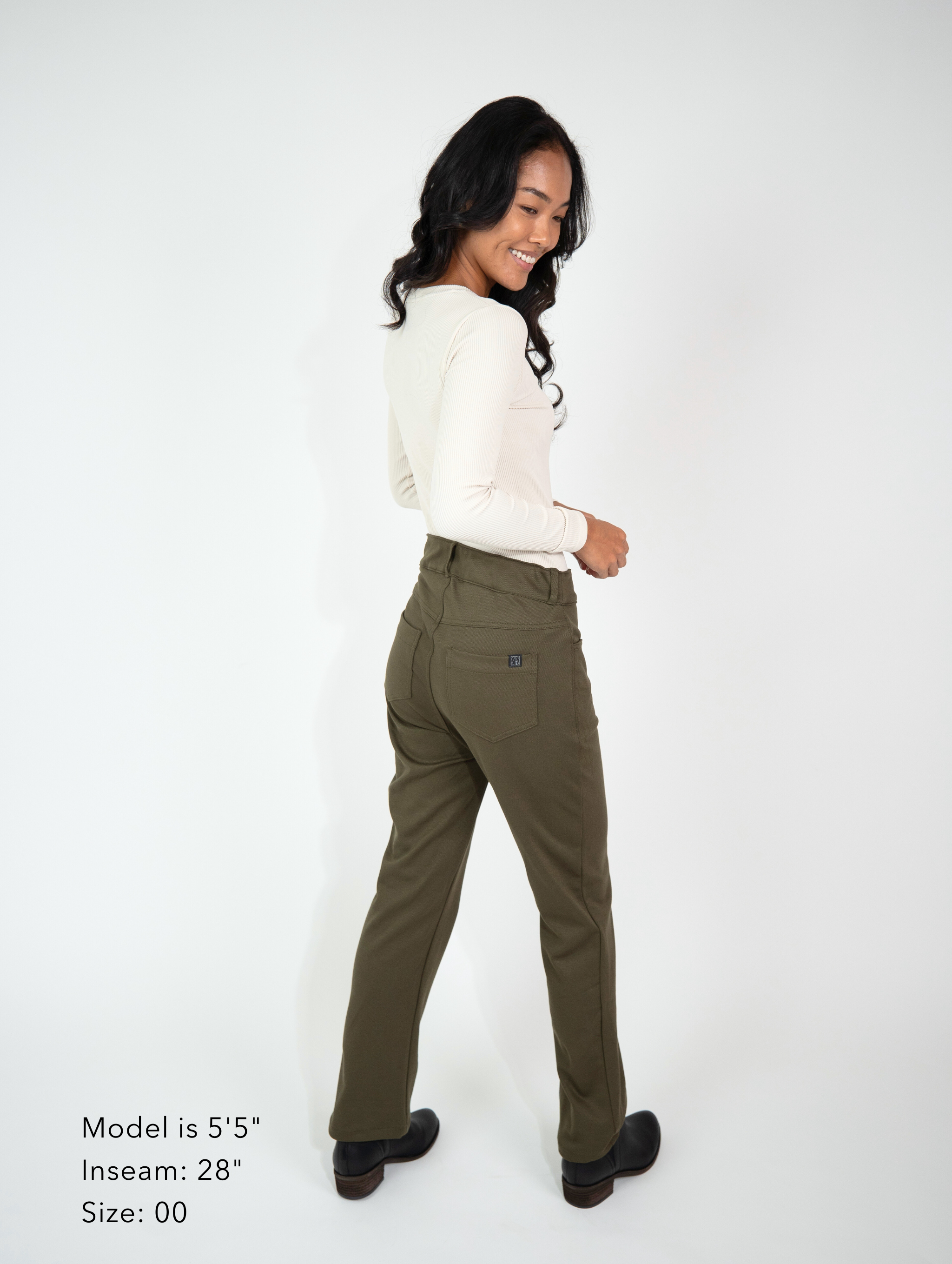 Smith Straight Jean - Olive