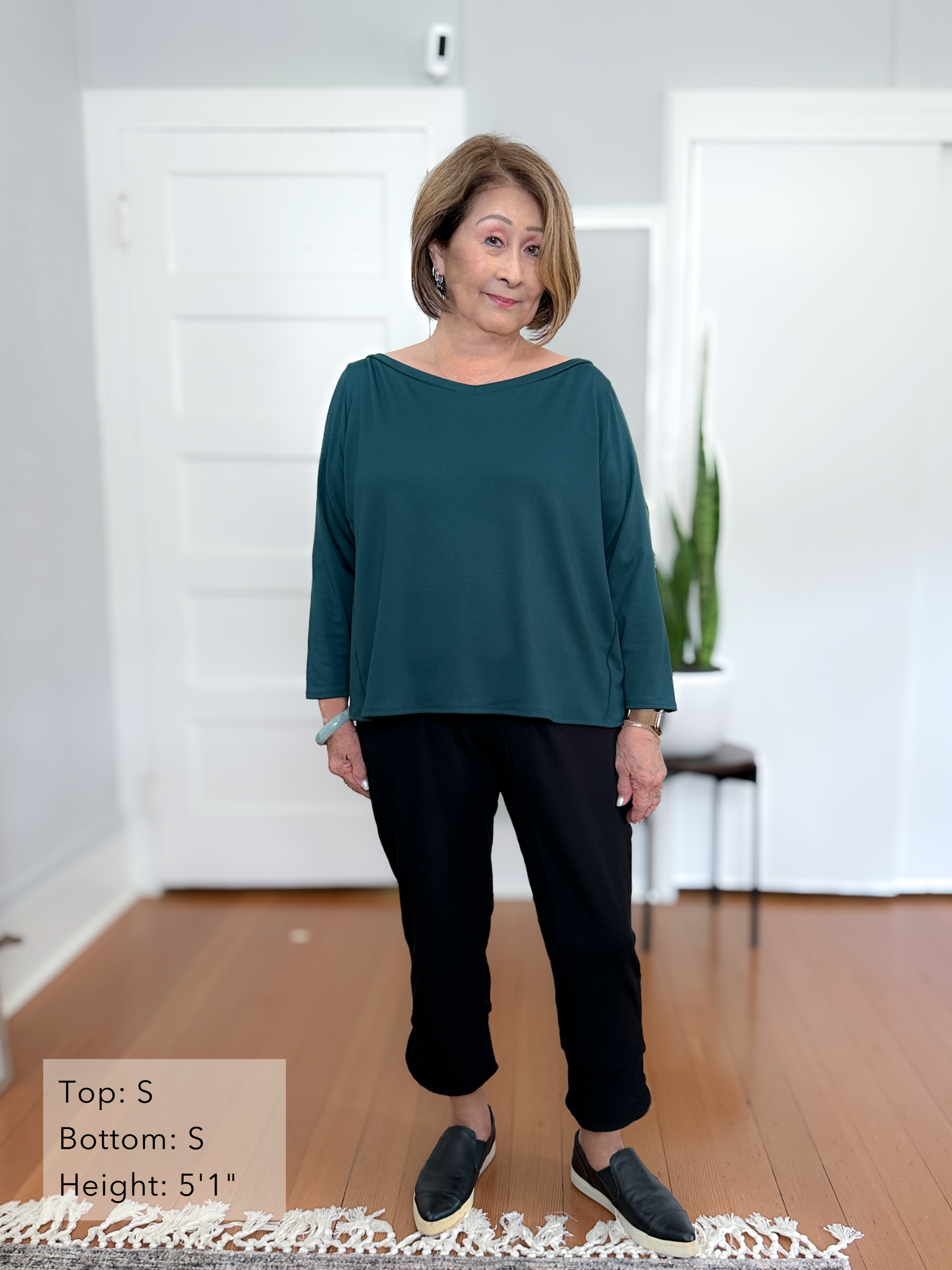 Mara Top - Spruce Soft Ponte