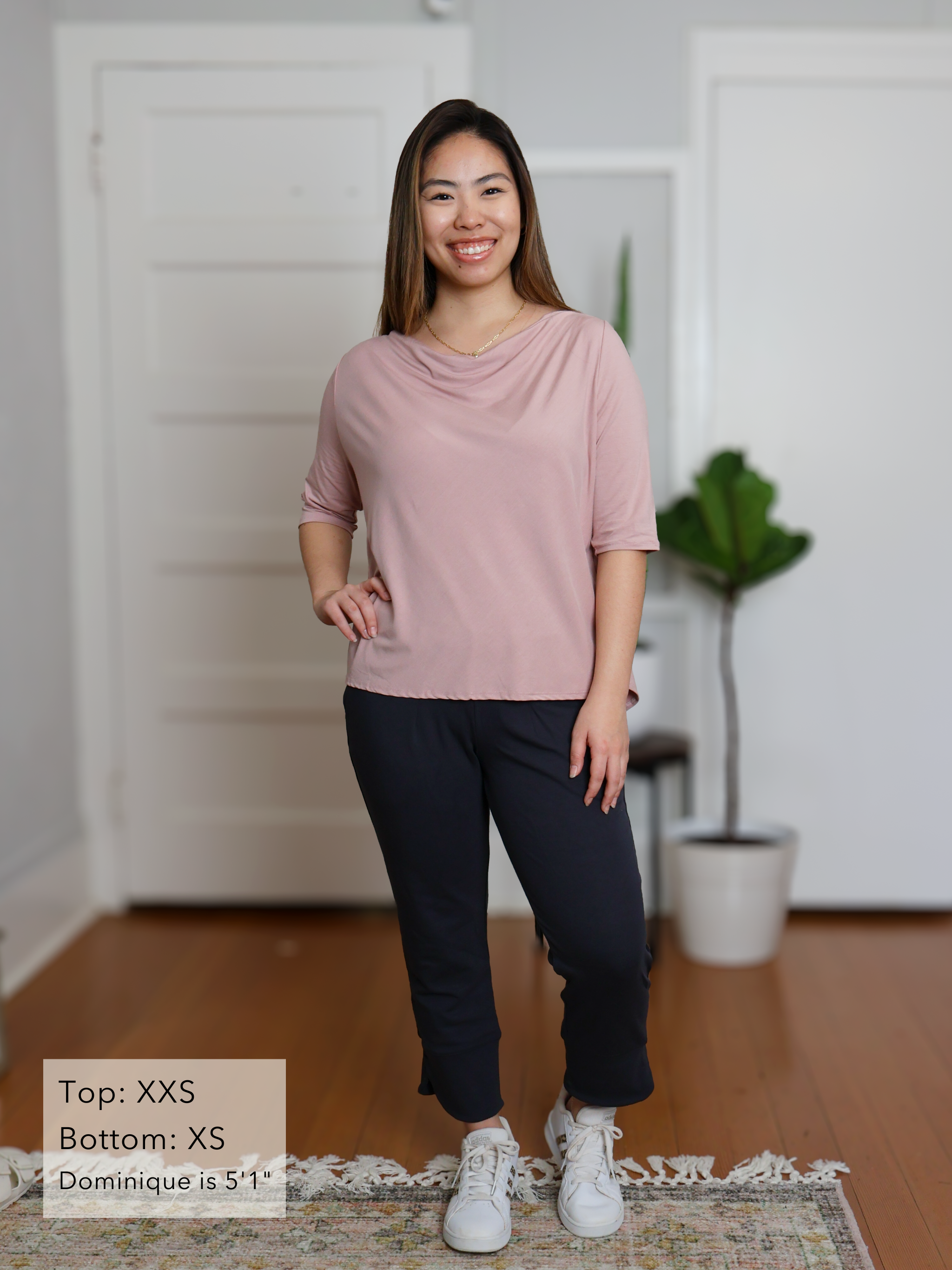 Jana Top - Rose Dust Rayon Jersey