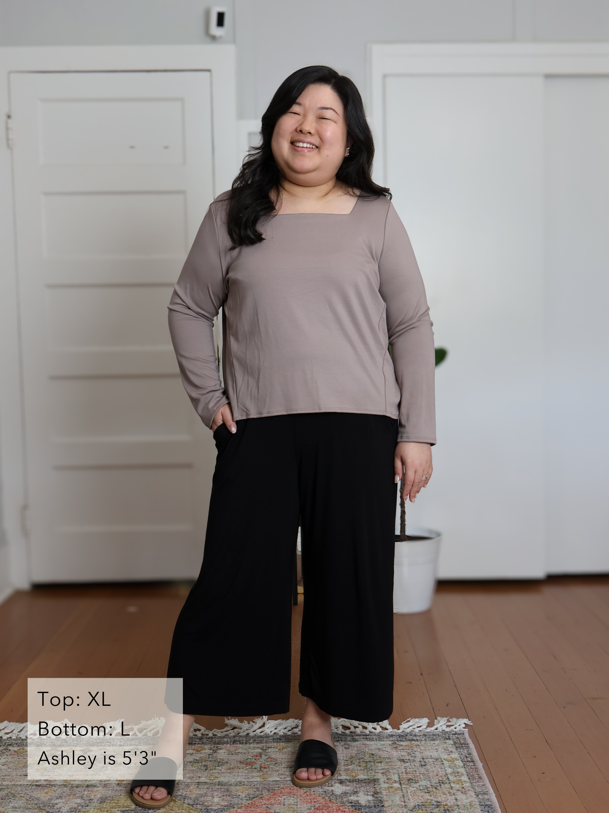 Scarlett Top - Cafe Soft Ponte