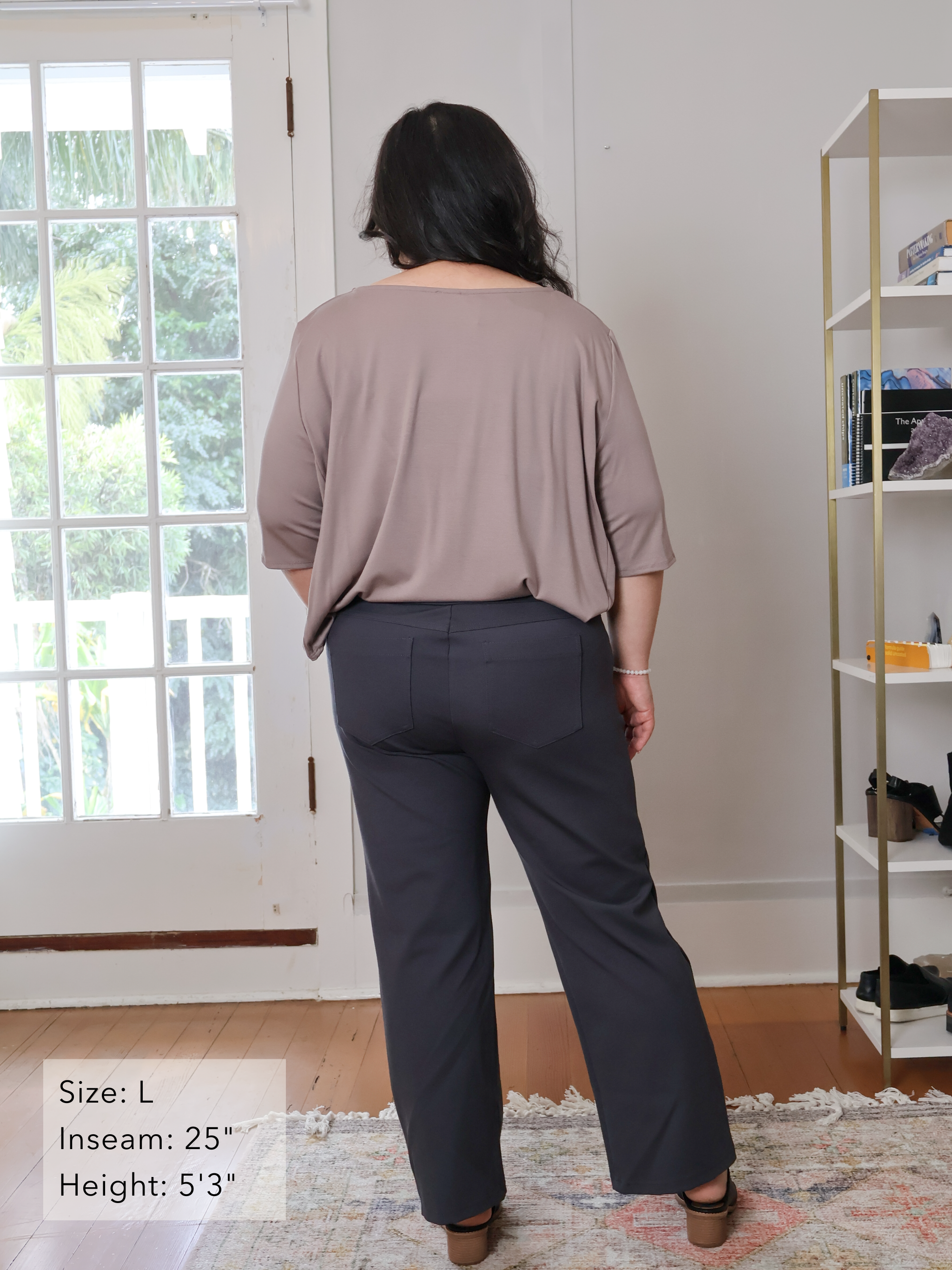 Cooke Pant - Steel Grey Double Knit