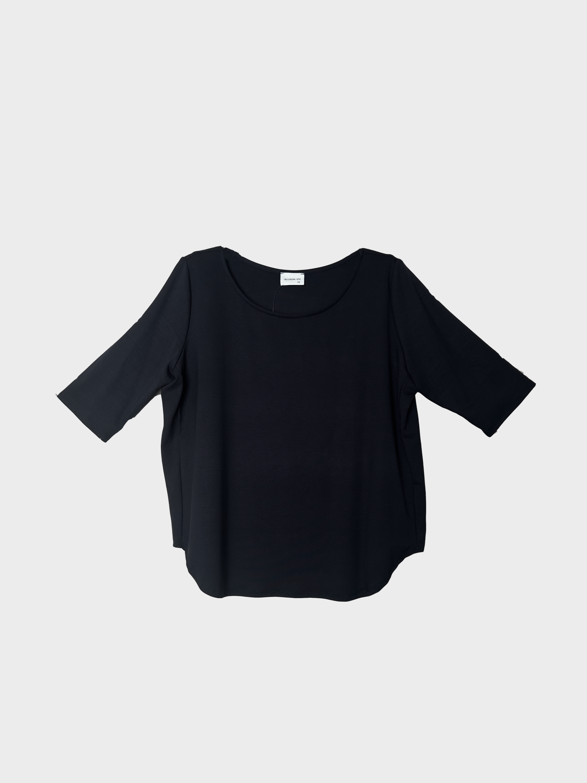 Hannah Top - Black Soft Ponte