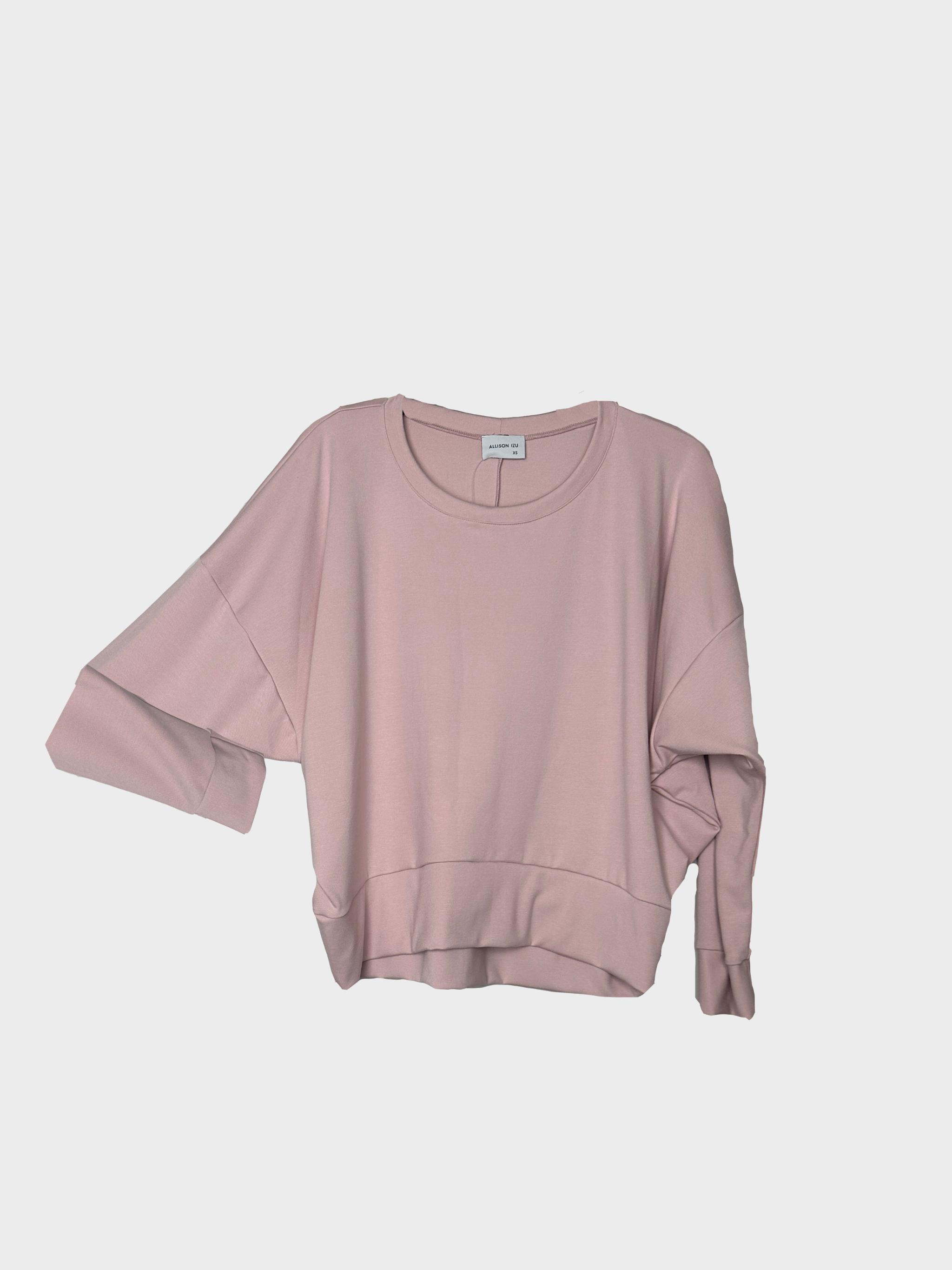 Gabby Sweatshirt - Rose Dust Soft Ponte