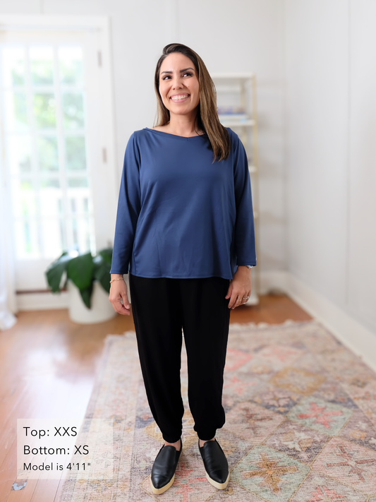 Mara Top - Deep Sky Soft Ponte