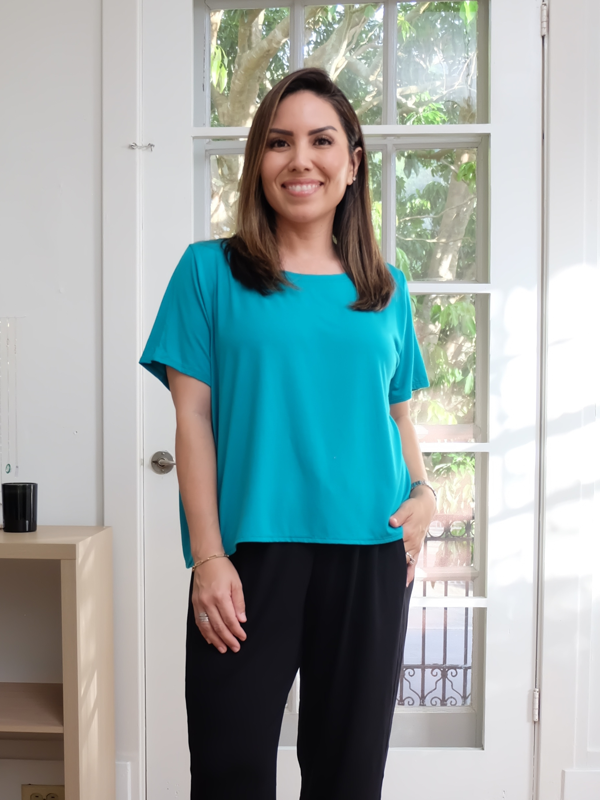 Emi Top - Aquamarine