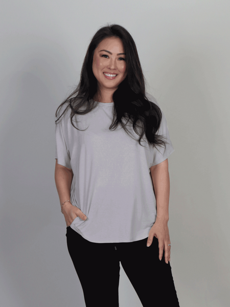 トップス TELOPLAN Yeshe Top / Gray トップス TELOPLAN Yeshe Top / Gray Yeshe Top / Ice Gray