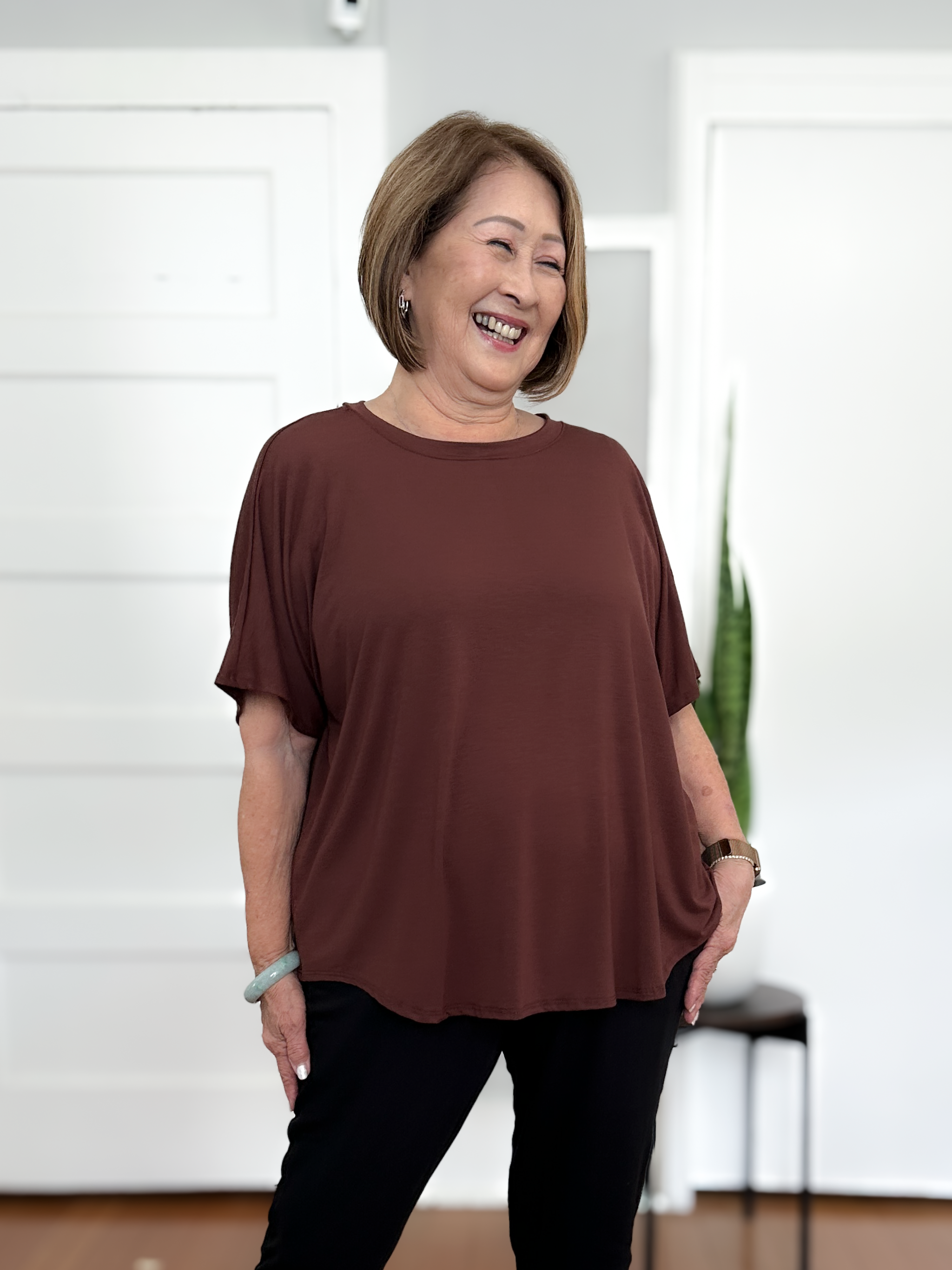 Dayna Top - Chocolate