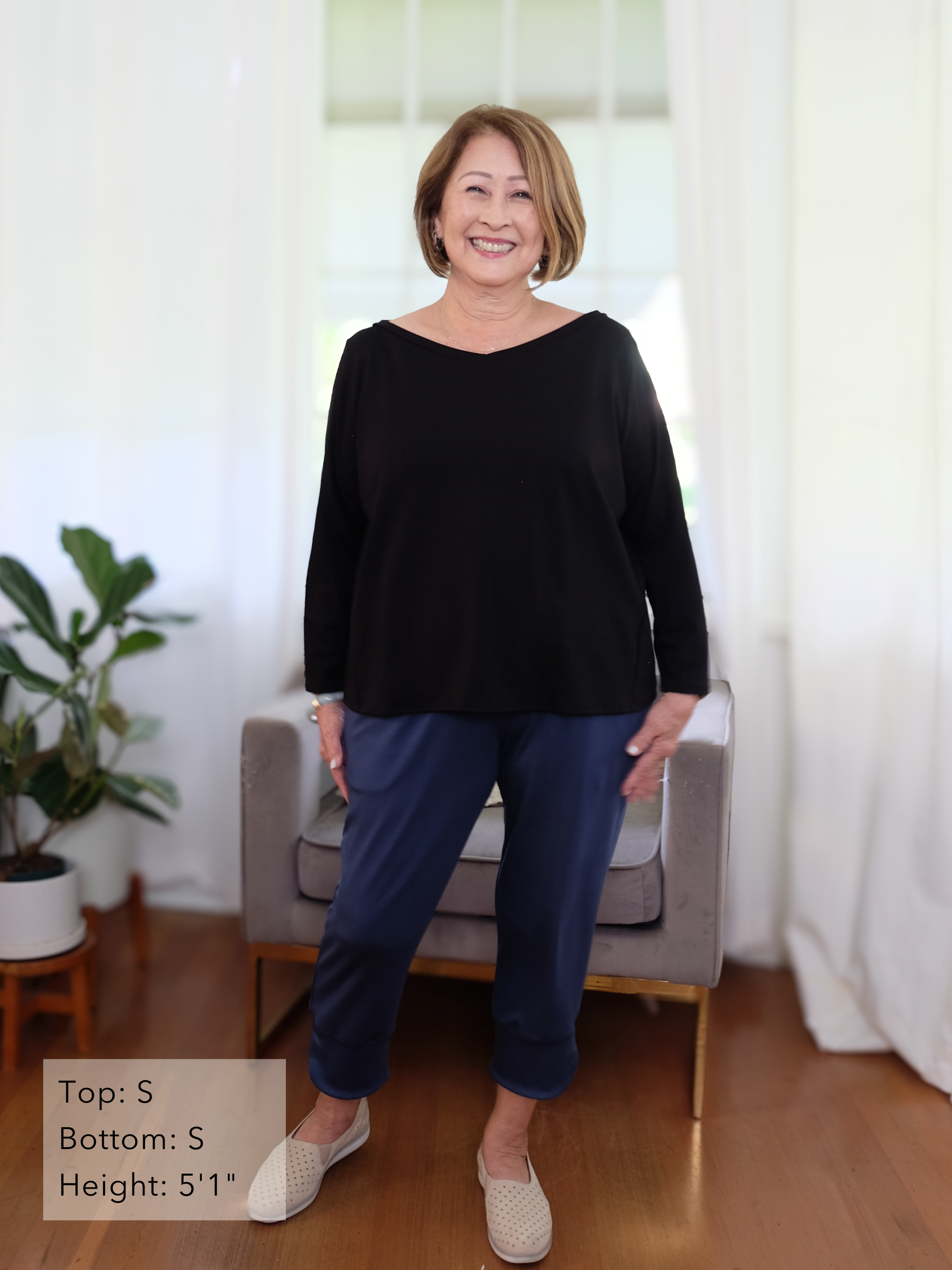 Mara Top - Black Soft Ponte