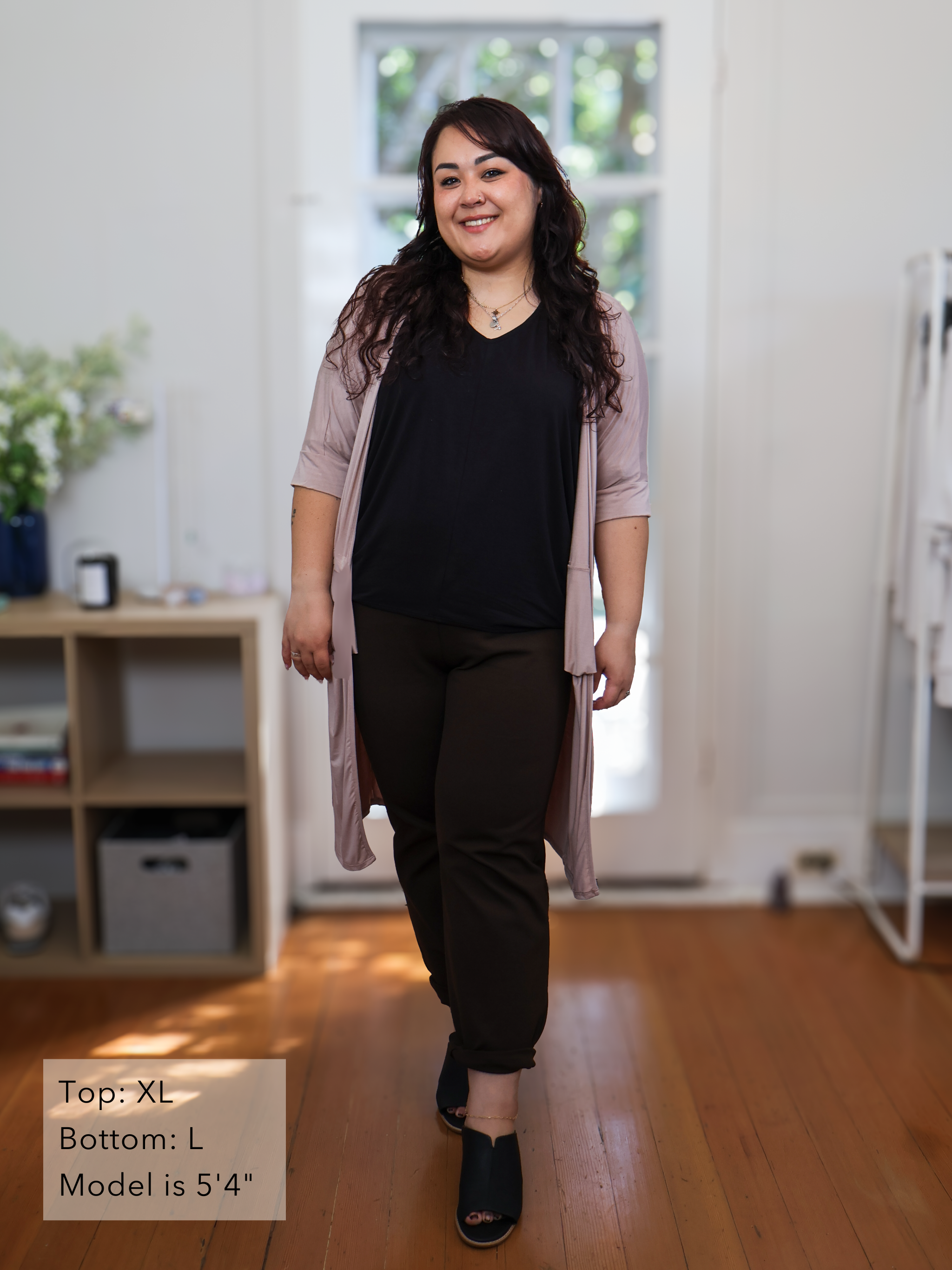 Megumi Top - Black Rayon Jersey