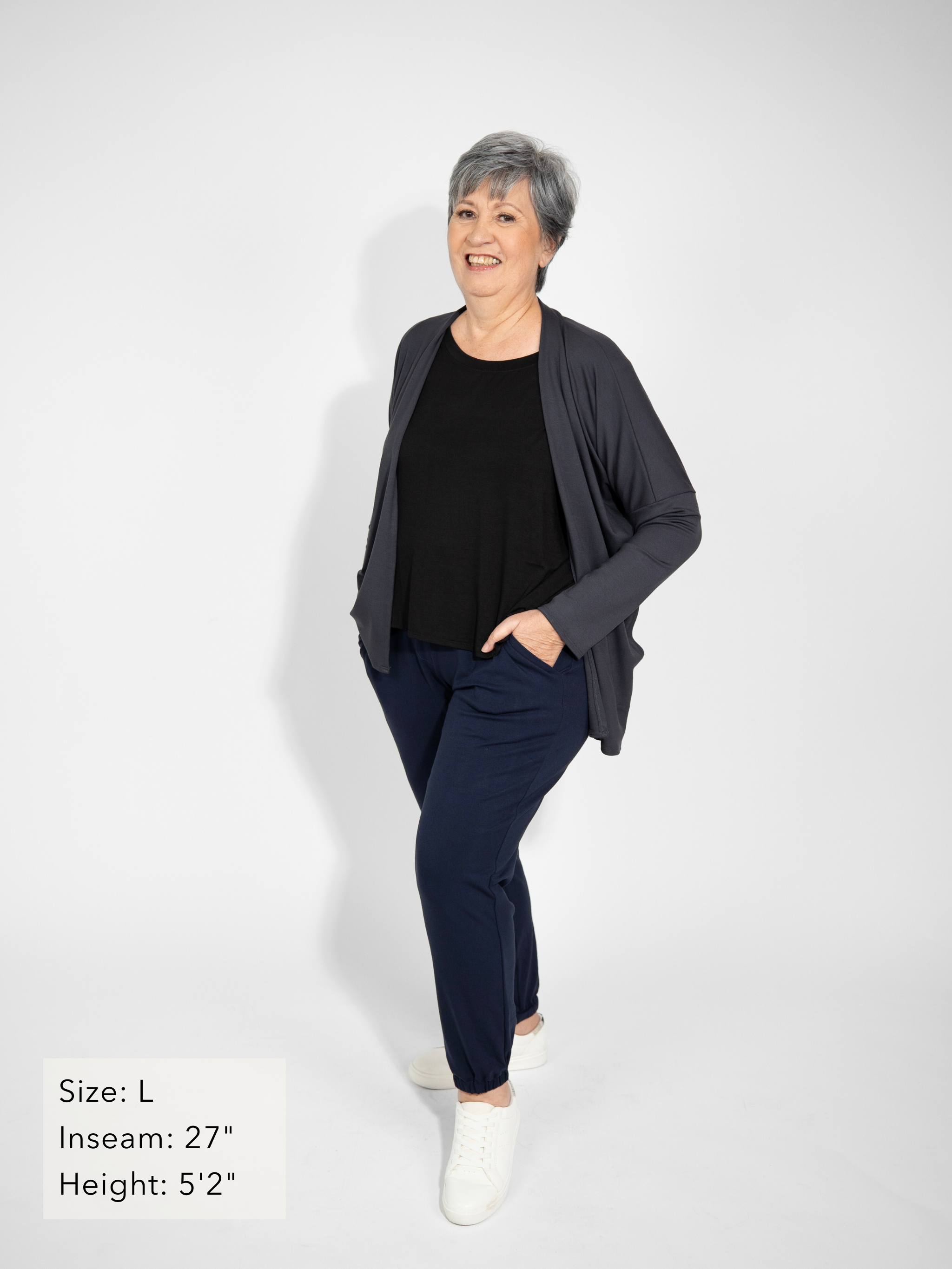 Sunrise Jogger - Midnight Rayon Jersey