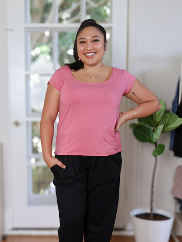 Aidan Top - Tulip Pink