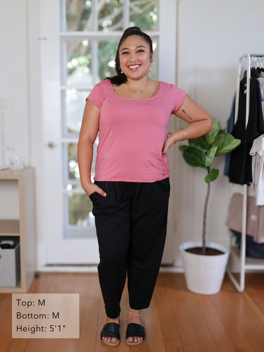 Aidan Top - Tulip Pink