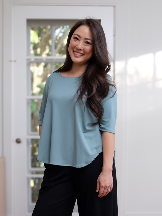 Hannah Top - Sea Green