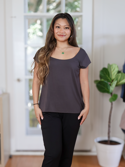 Aidan Top - Washed Black