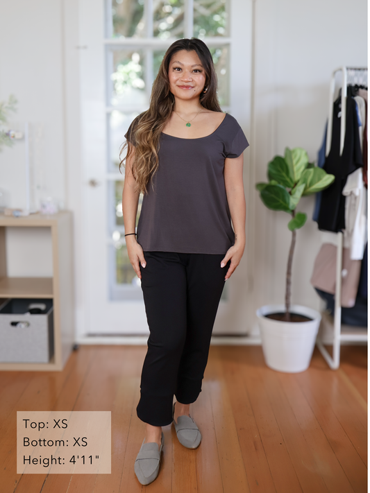 Aidan Top - Washed Black