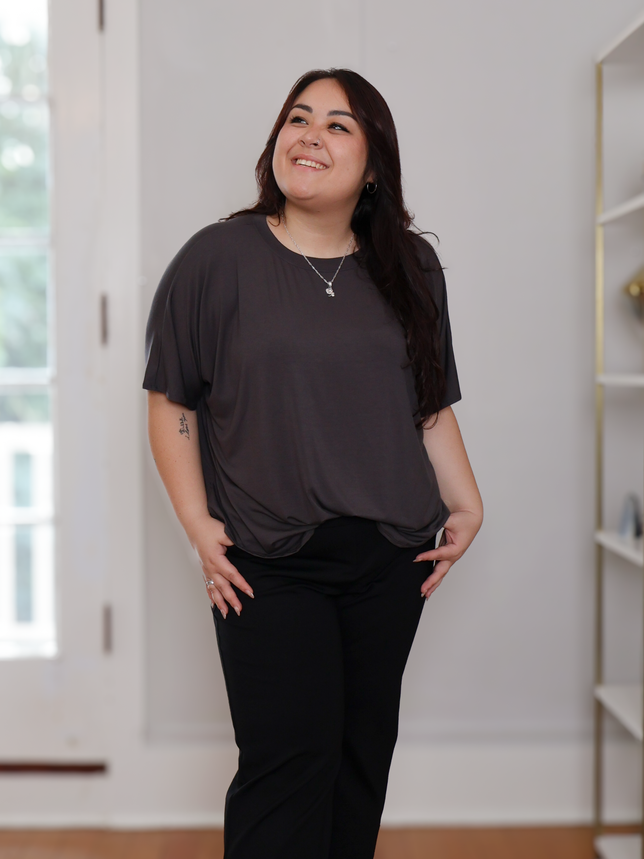 Dayna Top - Washed Black