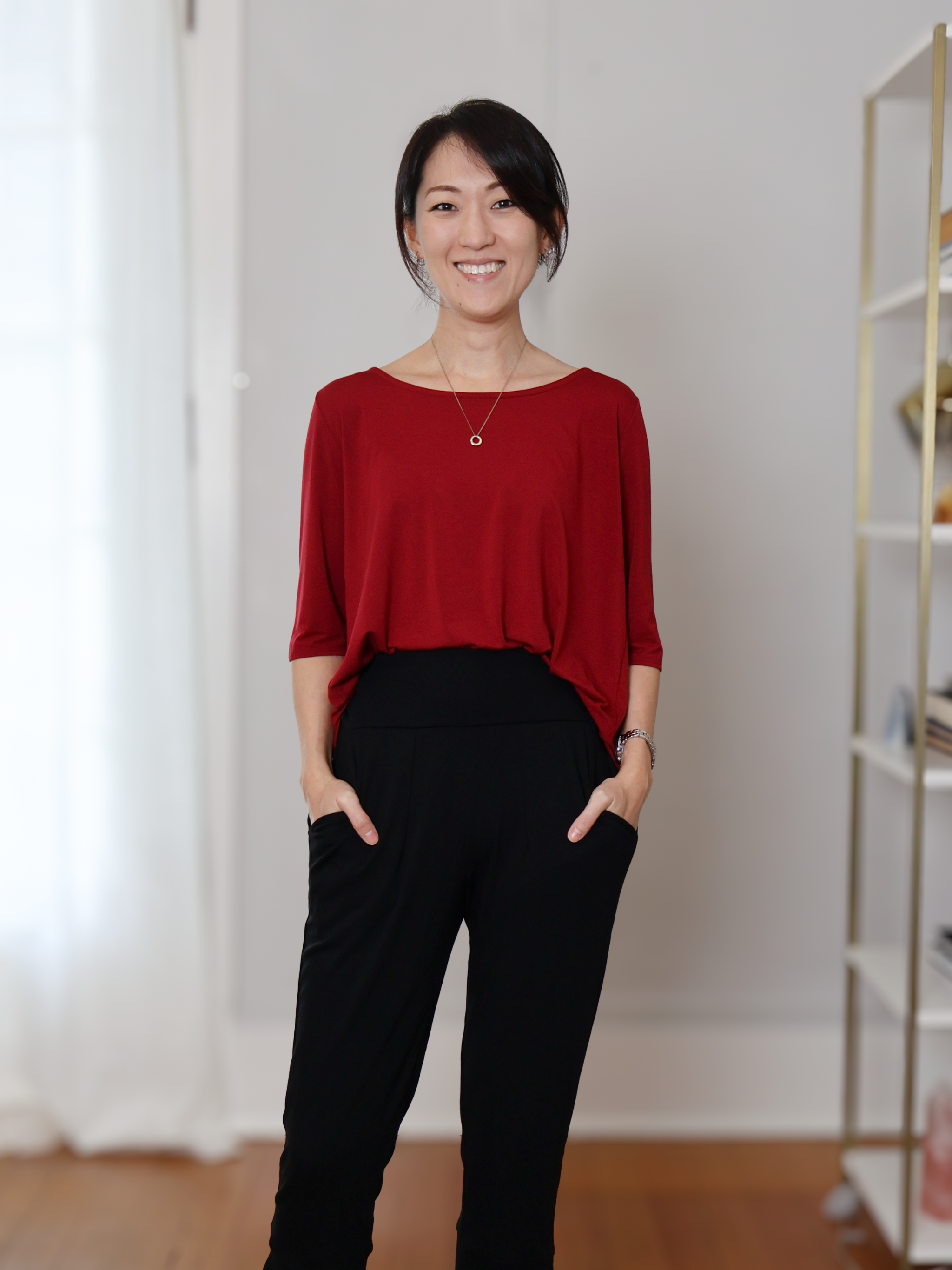 Hannah Top - Raspberry