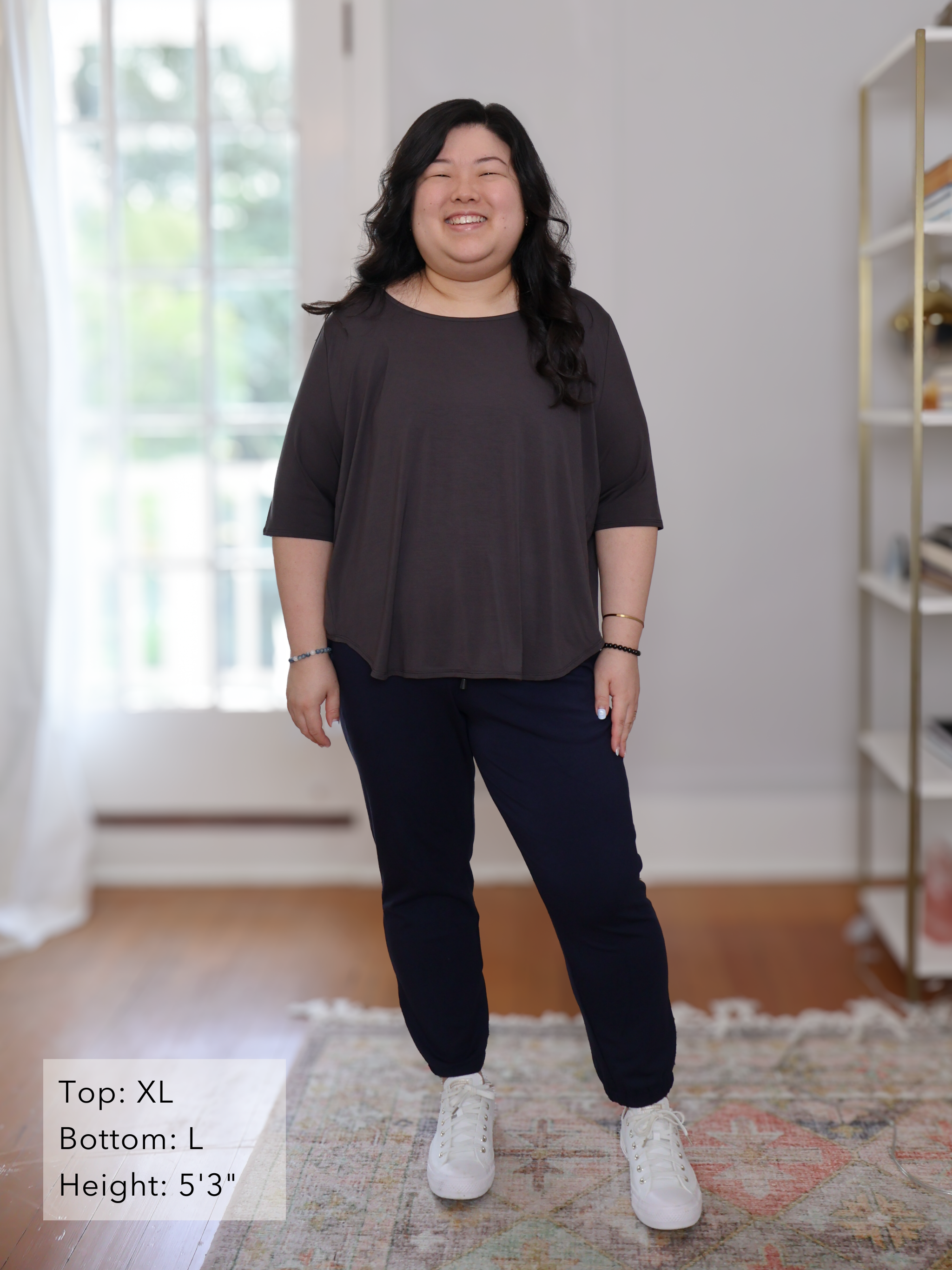 Hannah Top - Washed Black Rayon Jersey