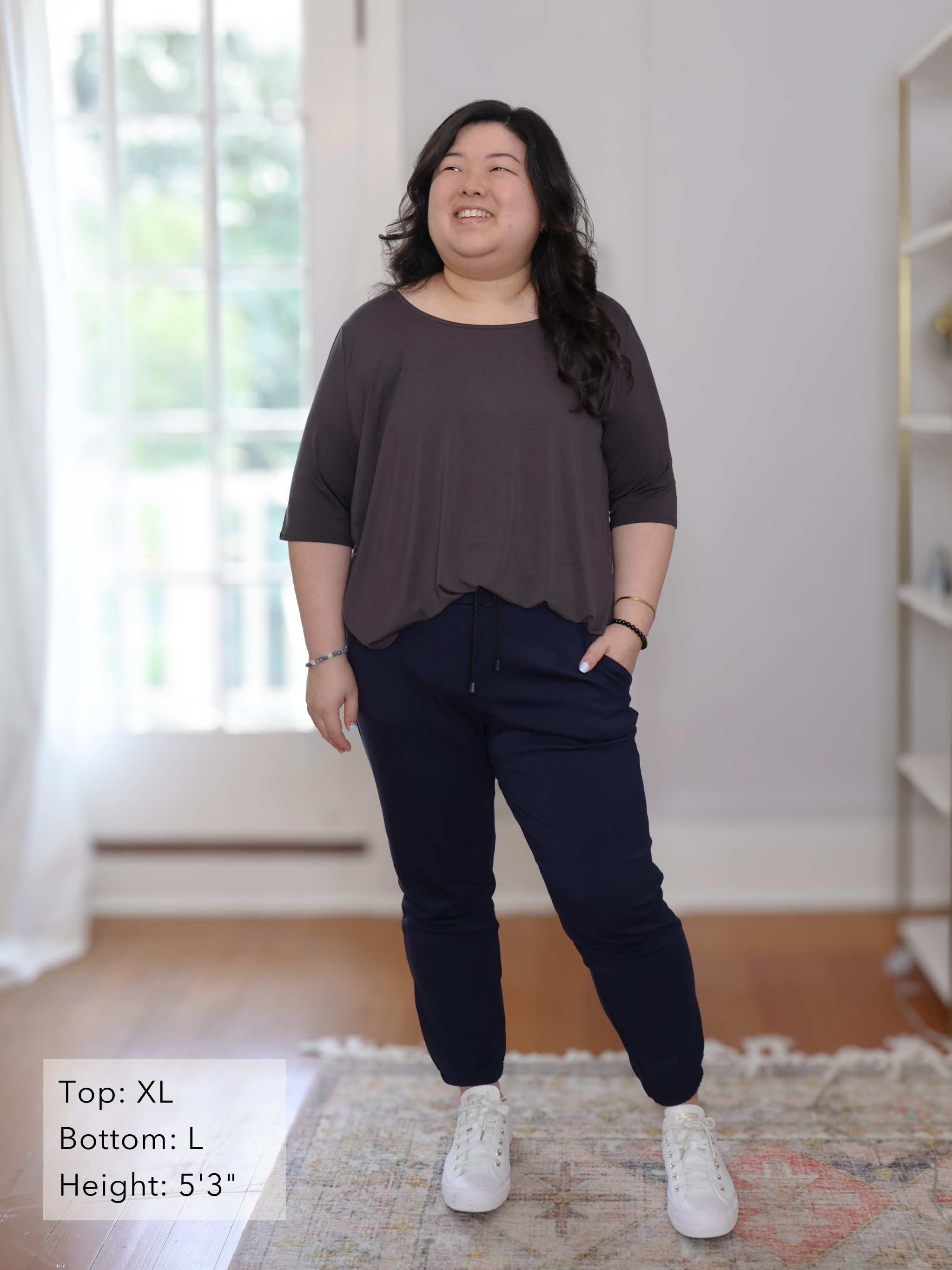 Hannah Top - Washed Black Rayon Jersey