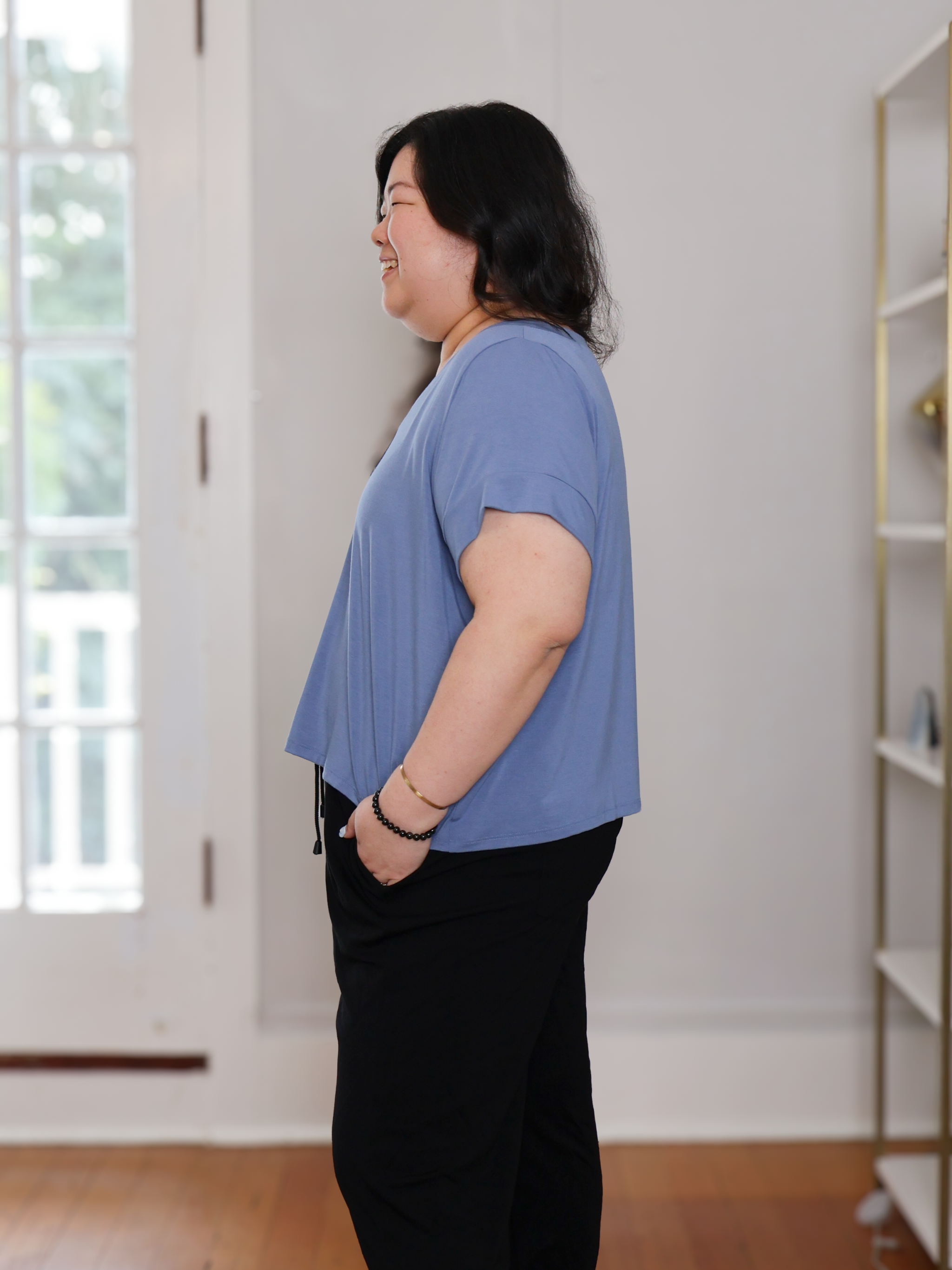 Ava Top - Parisian Blue