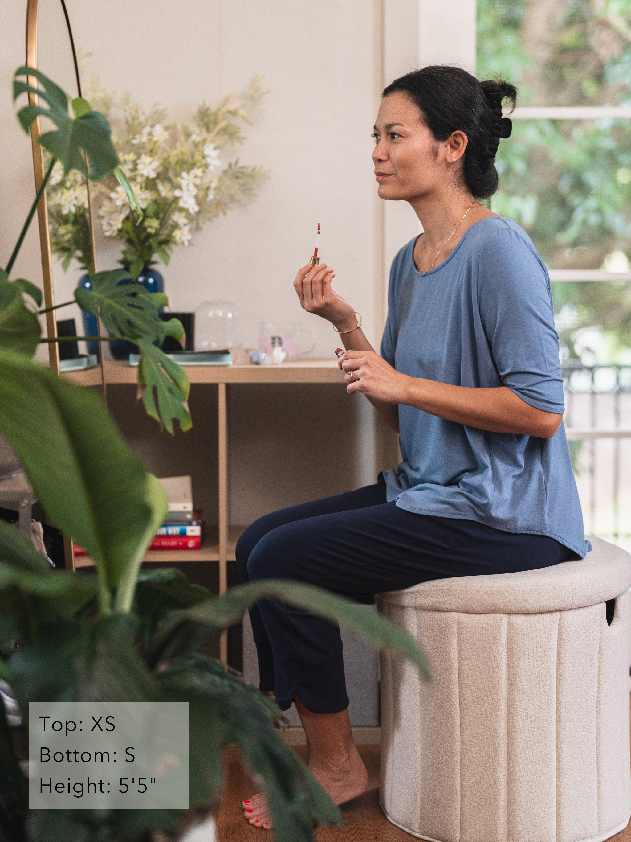 Hannah Top - Parisian Blue