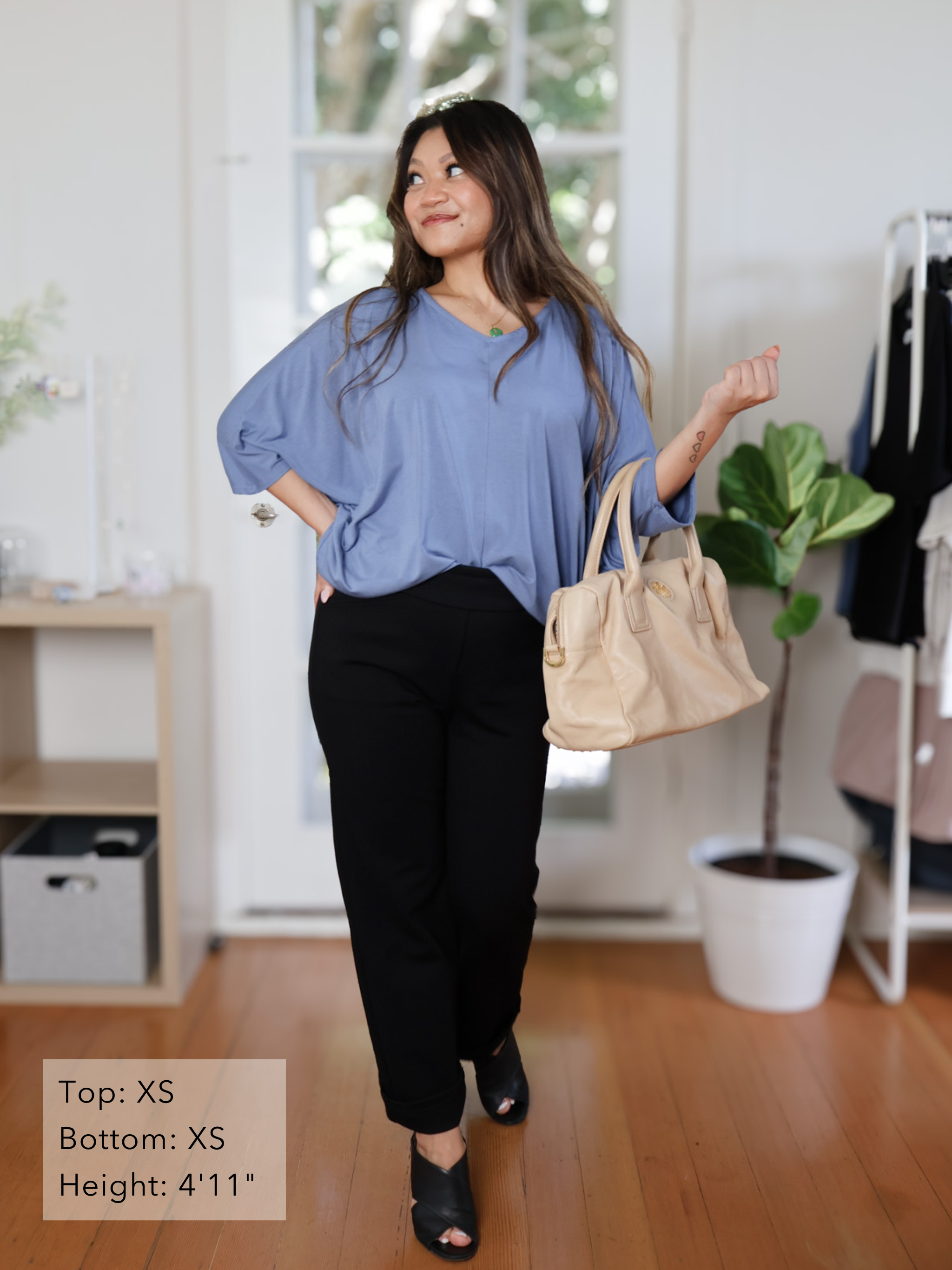 Megumi Top: Parisian Blue
