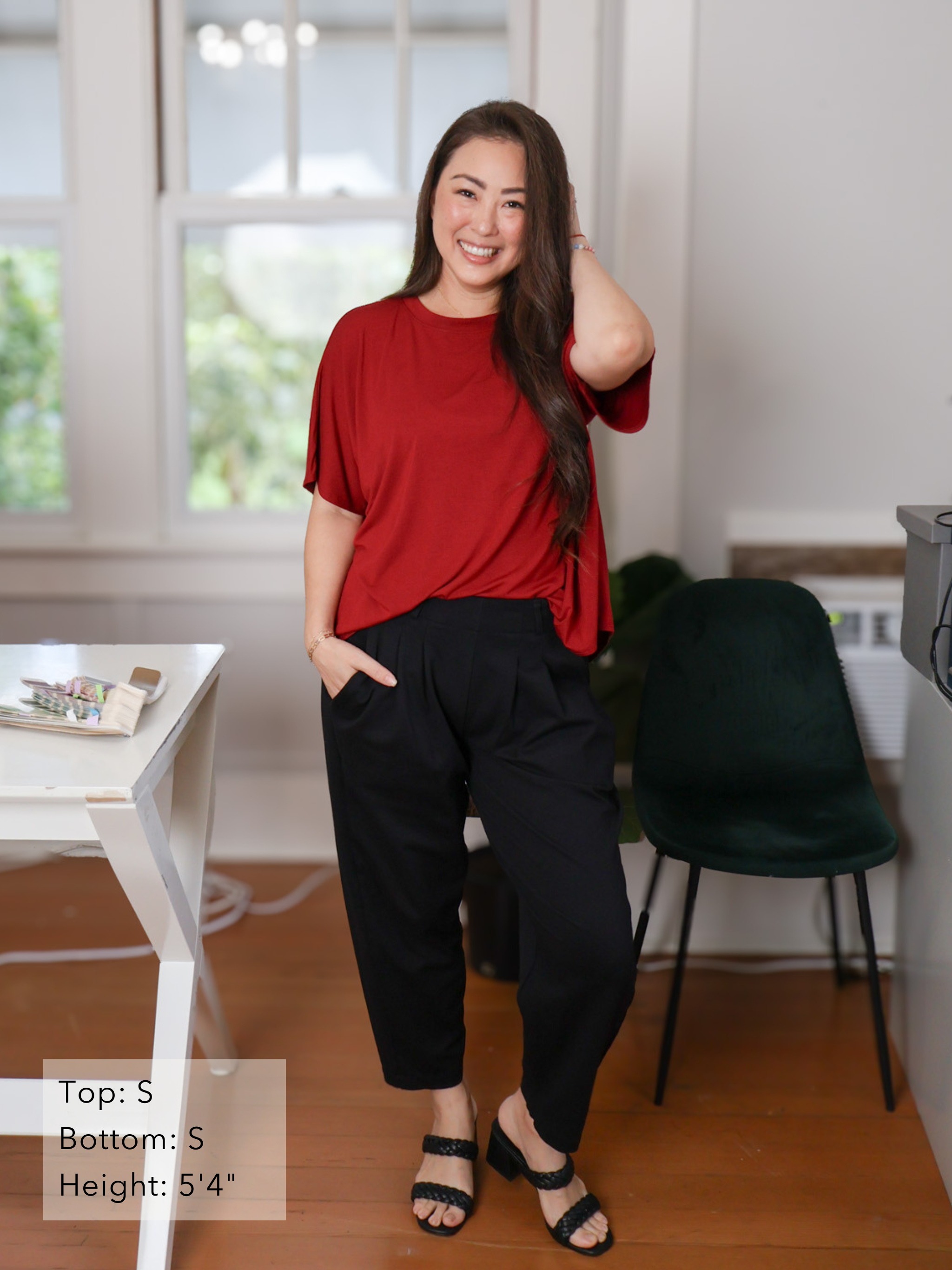 Dayna Top - Raspberry