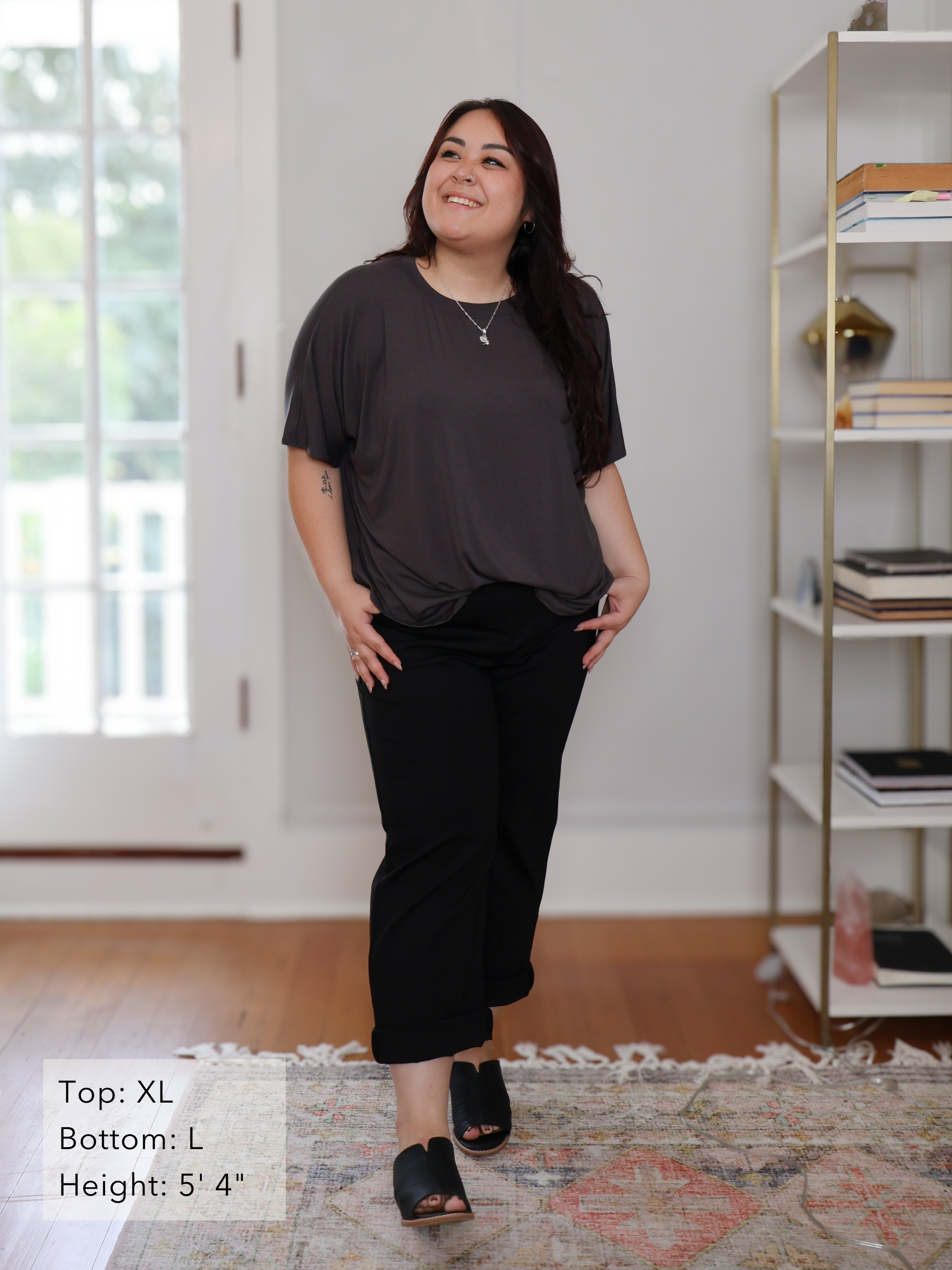 Dayna Top - Washed Black