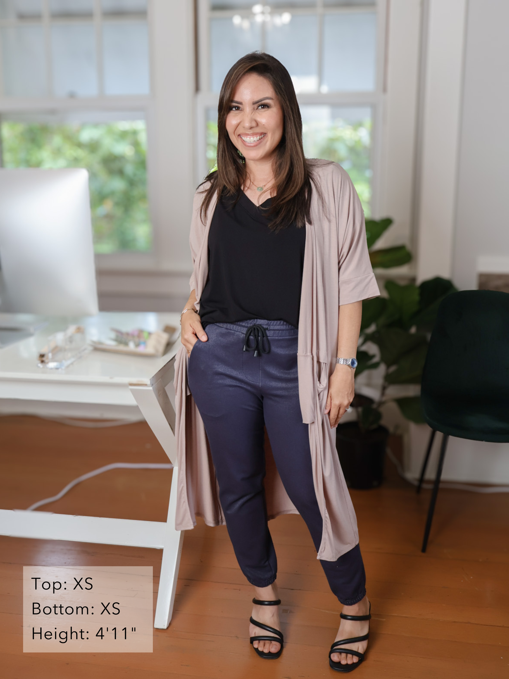 Ava Top - Black Rayon Jersey