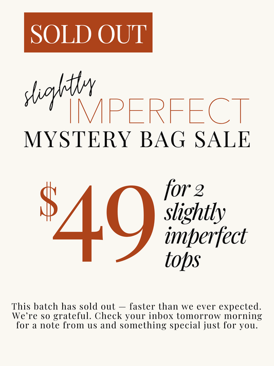 FINAL SALE: Slightly Imperfect Mystery Bag
