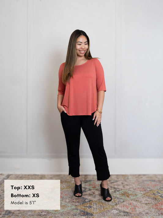 Hannah Top - Coral Bloom