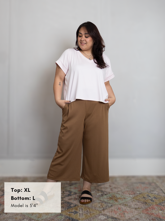 Ava Top - Petal Pink