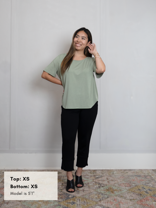 Callie Top - Matcha Latte