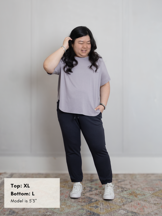 Callie Top - Purple Ash