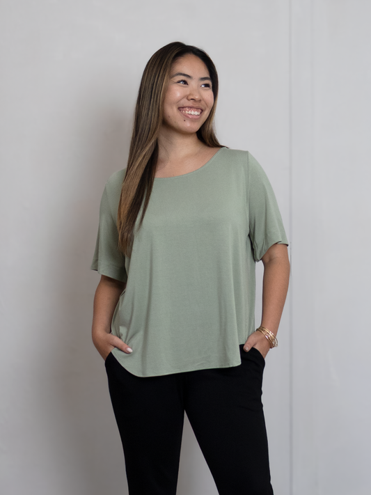 Callie Top - Matcha Latte