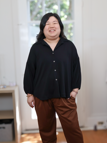 Bobbi Top - Black Soft Ponte