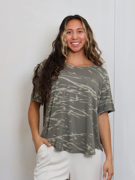 Callie Top - Sage Branches