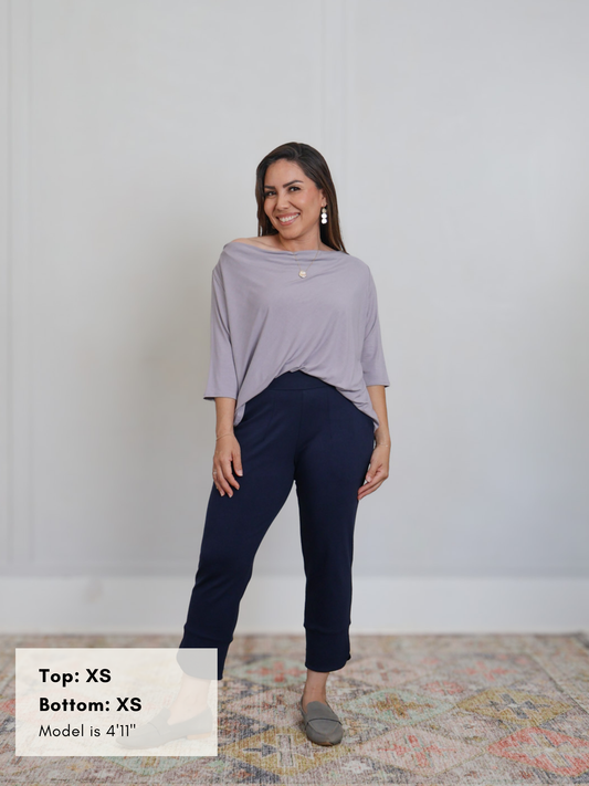 Jana Top - Purple Ash