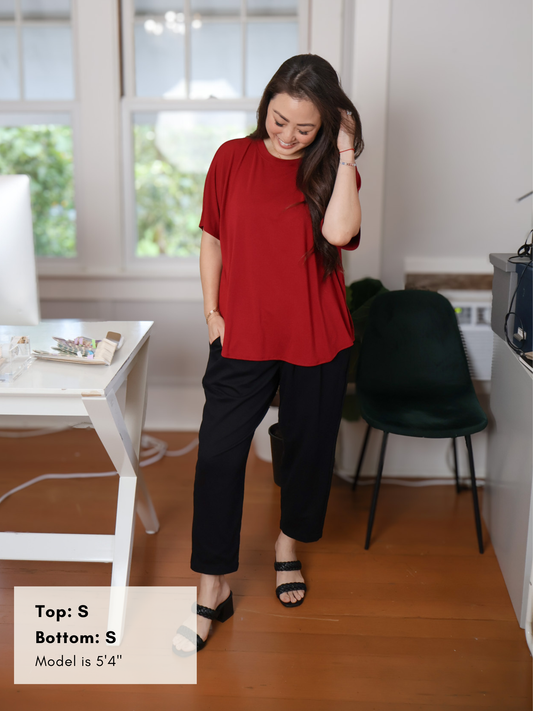 Dayna Top - Raspberry