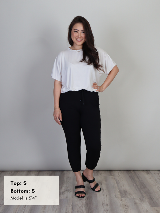 Dayna Top - Sand Rayon Jersey