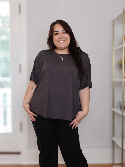 Dayna Top - Washed Black