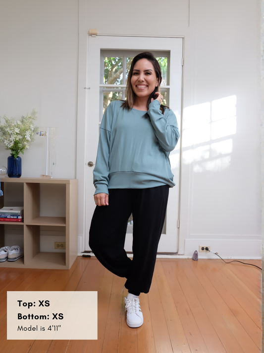 Gabby Sweatshirt - Sea Green
