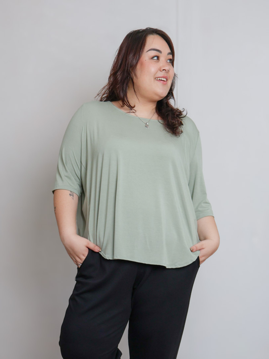 Hannah Top - Matcha Latte