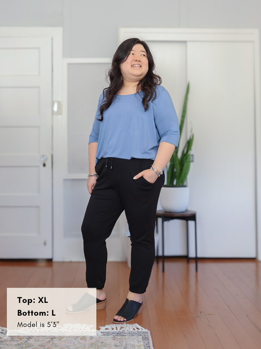 Hannah Top - Parisian Blue
