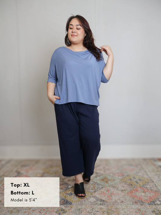 Jana Top - Parisian Blue