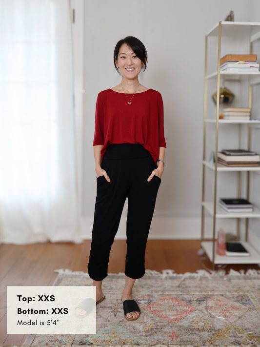 Hannah Top - Raspberry