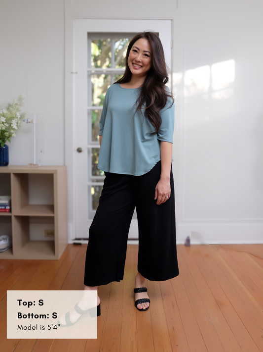 Hannah Top - Sea Green