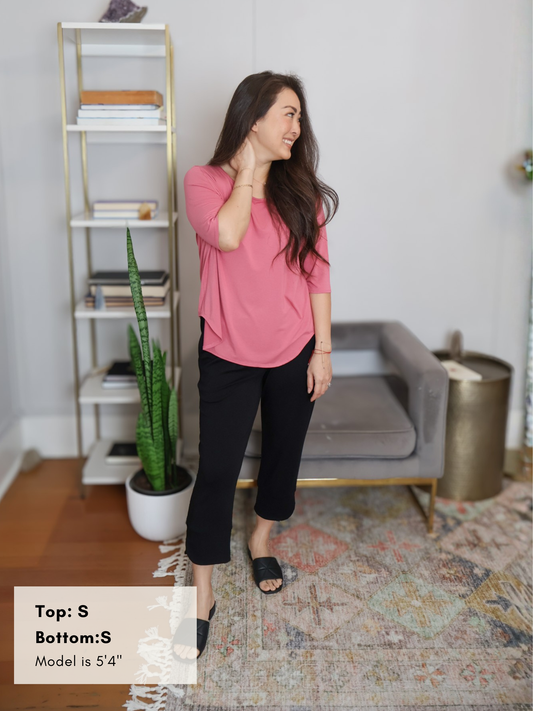 Hannah Top - Tulip Pink